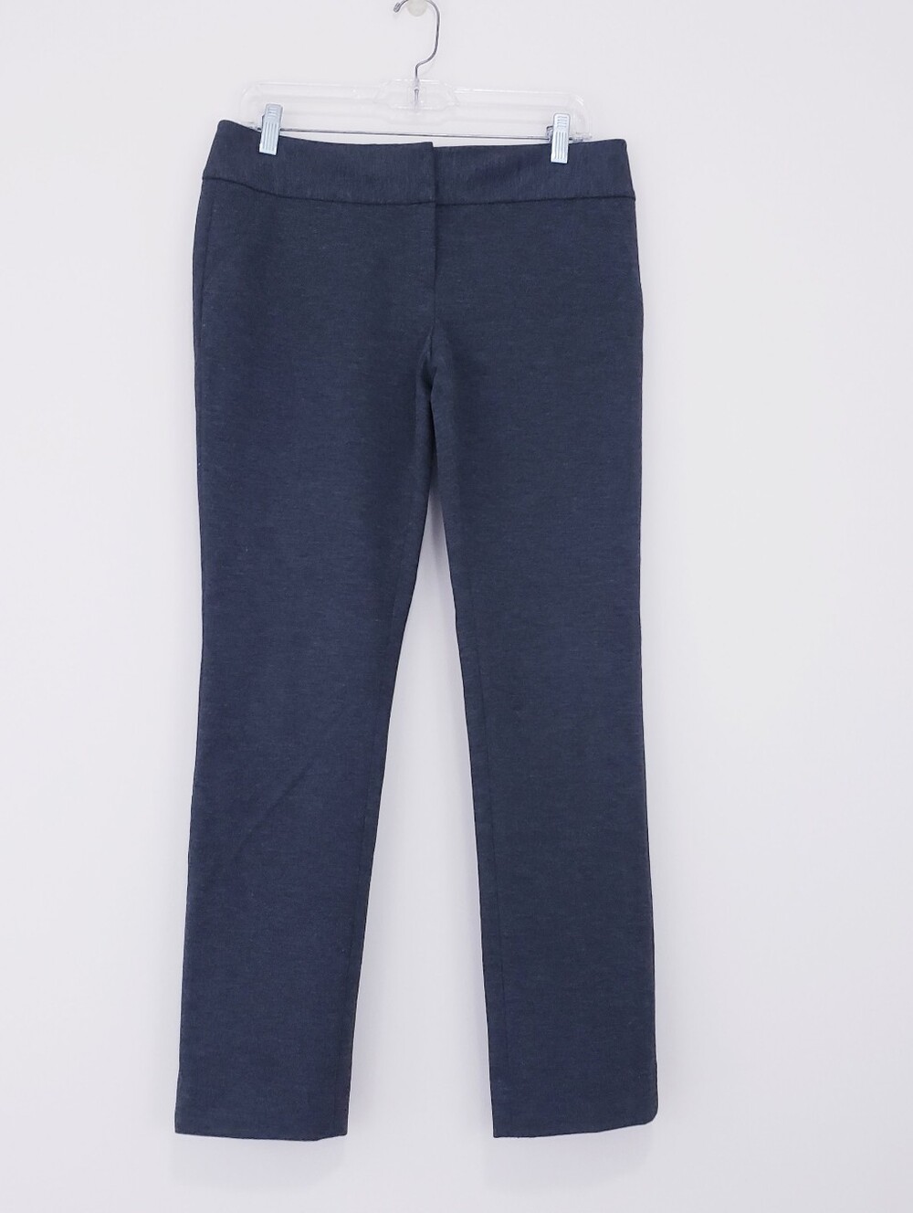 Vince Camuto Charcoal Gray Ponte Knit Dress Pants Slim Leg Stretch Size 6